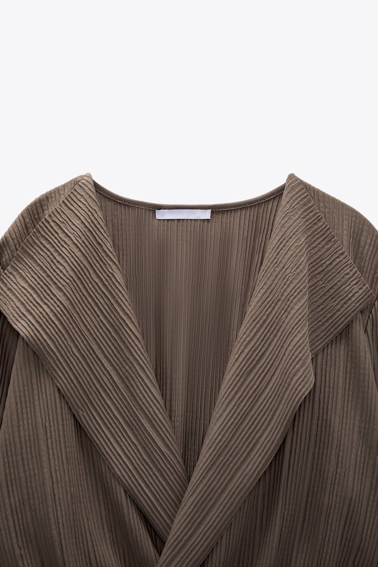 Pleated Wrap Top