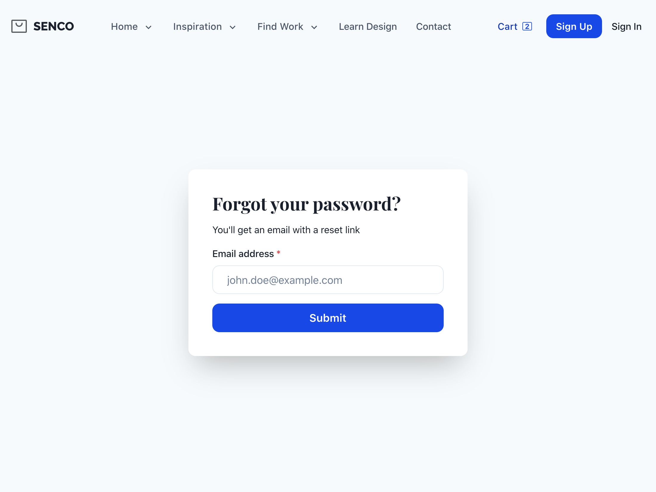 Forgot Password