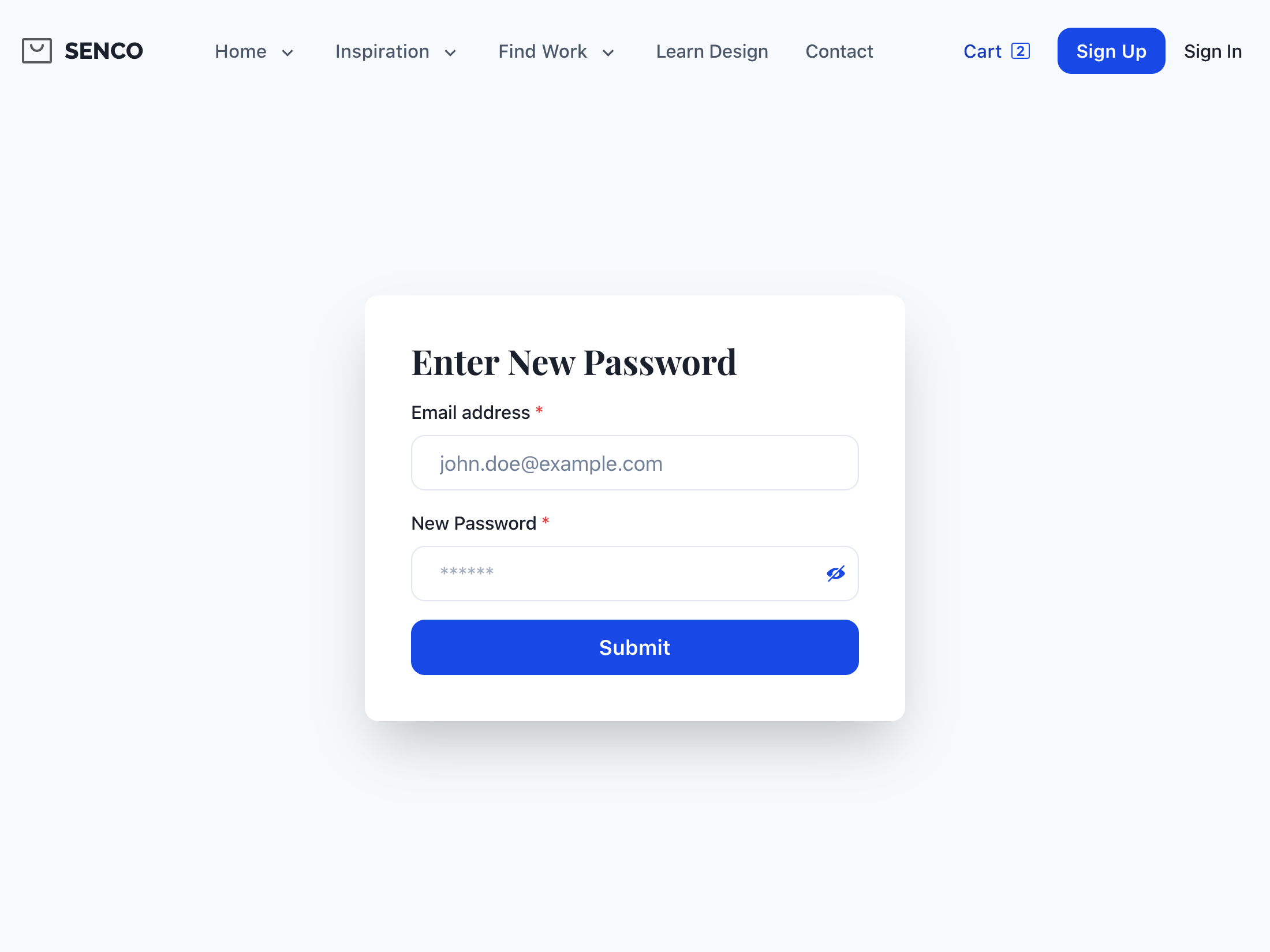 Reset Password
