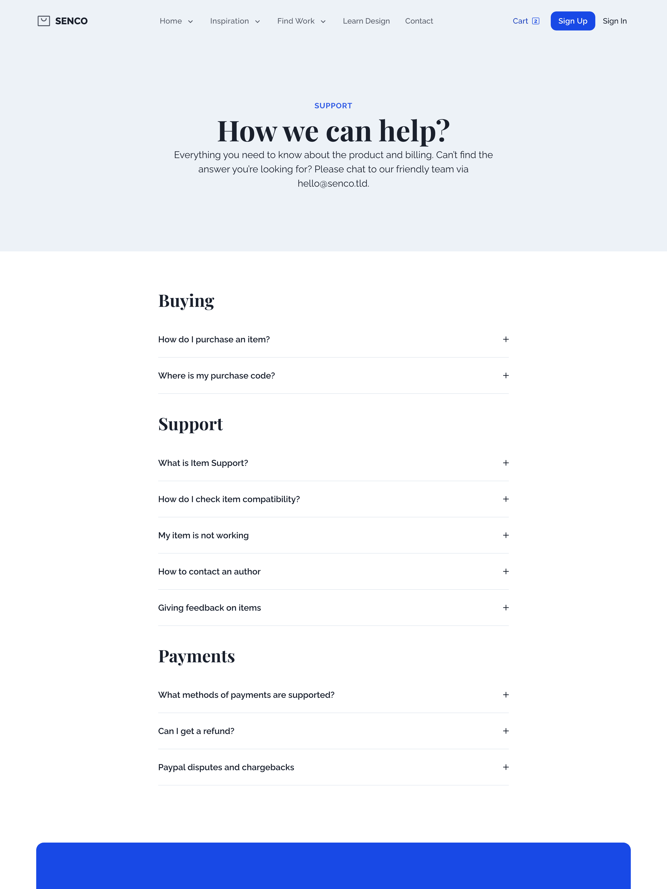 Help & Support